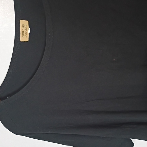 Pinko 1988 Classic Black Women's Top Stretchy Soft Large - Picture 9 of 12